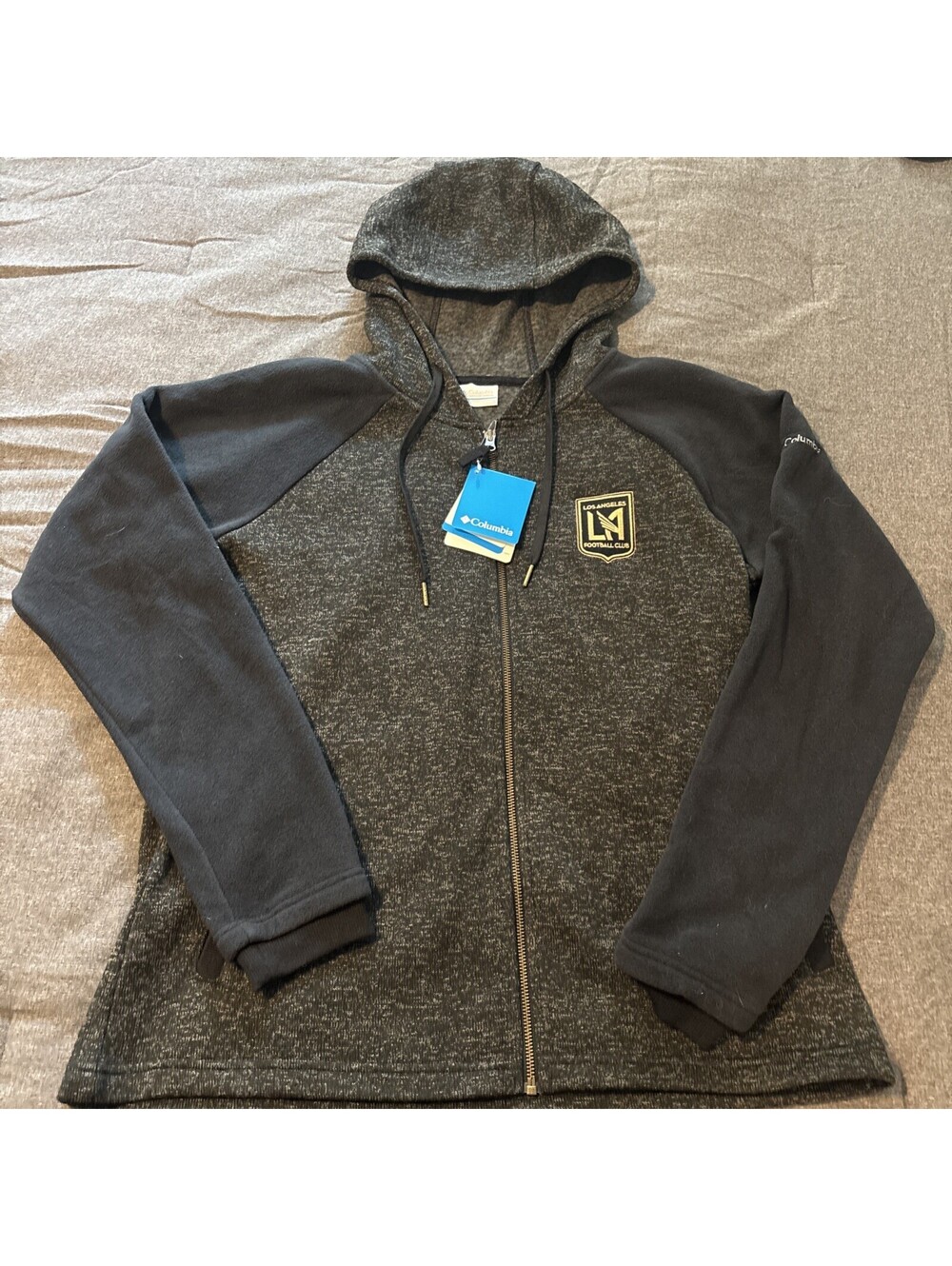 Women's Columbia LAFC Los Angeles FC Darling Days Full Zip Hoodie Sz XL